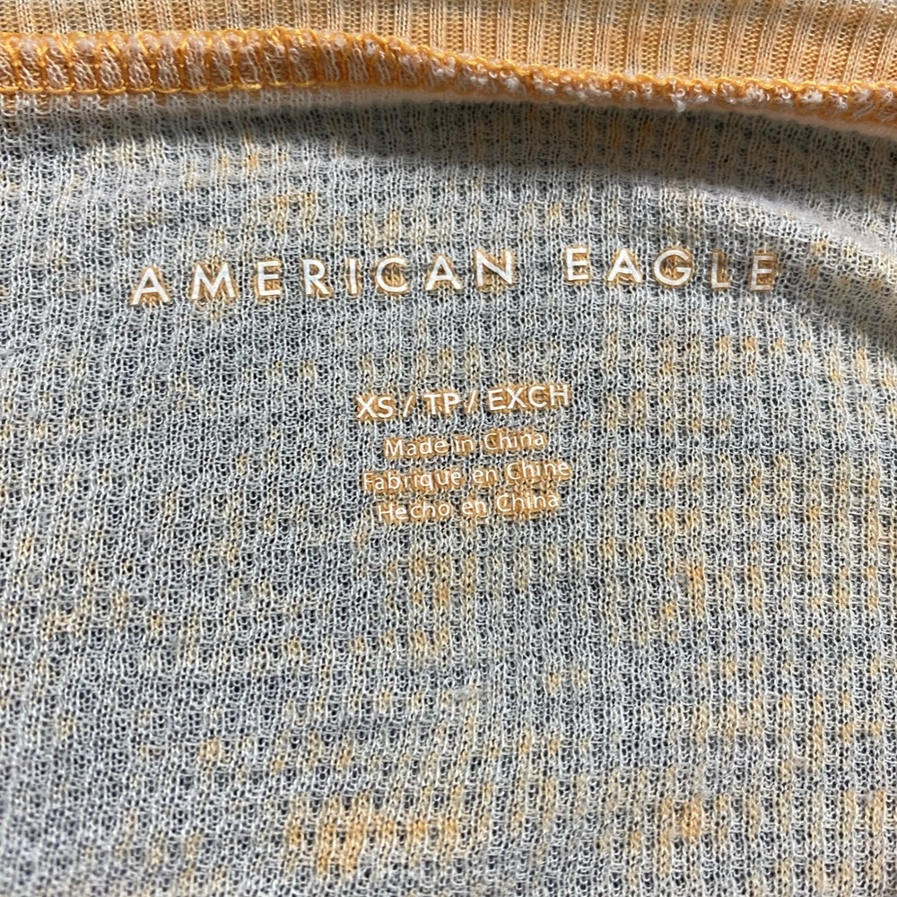 Orange Soft Dress Shirt From American Eagle